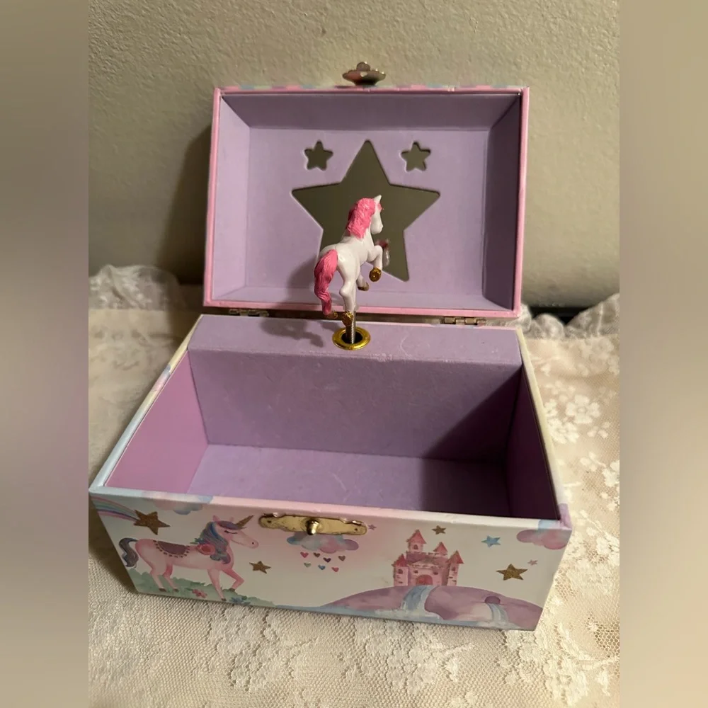 ⚠️ Jewel keeper musical jewelry box girl's kids - ⚠️ motor crank is broken